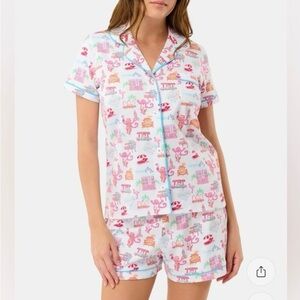 Roller Rabbit Miami Monkey polo Pajama Set